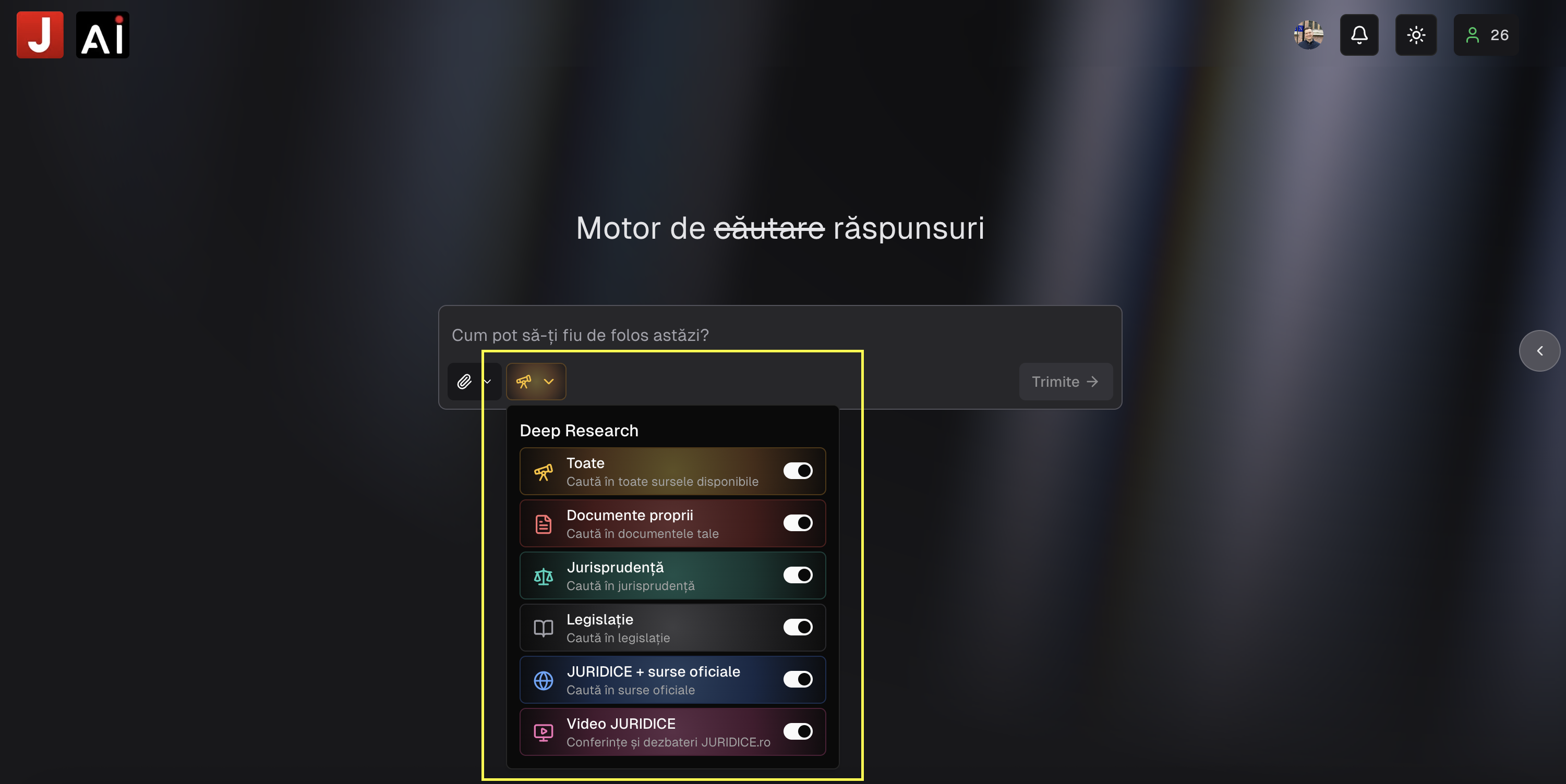 Configurare Deep Research